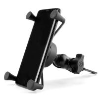 Hliníkový držák telefonu na řídítka motocyklu pro velké úhlopříčky